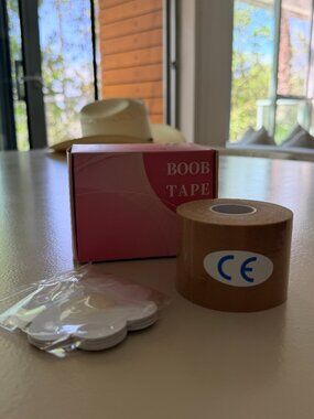 New Boob Tape, Nipple covers, 2" x 30' Sealed